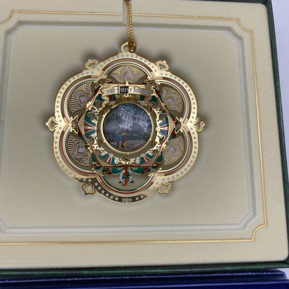 The White House Historical Association Christmas Ornaments in Box’s 2004 & 2005 - Picture 3 of 5